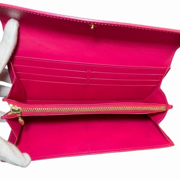 Louis Vuitton Monogram Vernis Portefeuille Sarah M91765 Long Wallet For Women