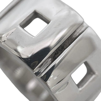 Gucci Square Ring Silver Ring JP17 Ag 925 S Rank