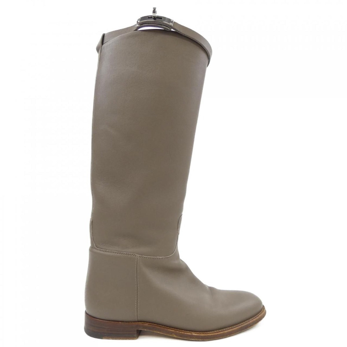 Hermes Long Boots Gray 35