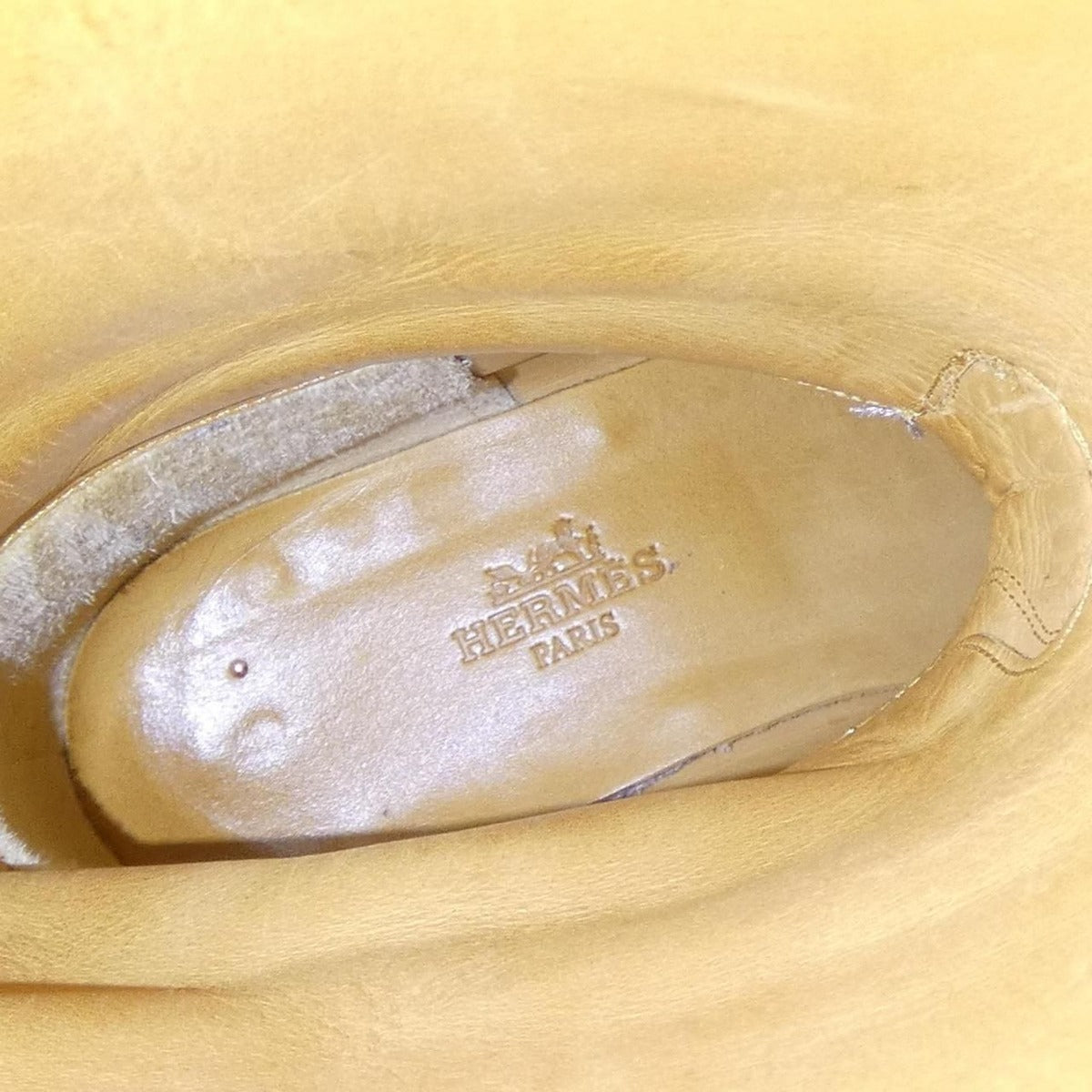 Hermes Long Boots Gray 35 — view 6