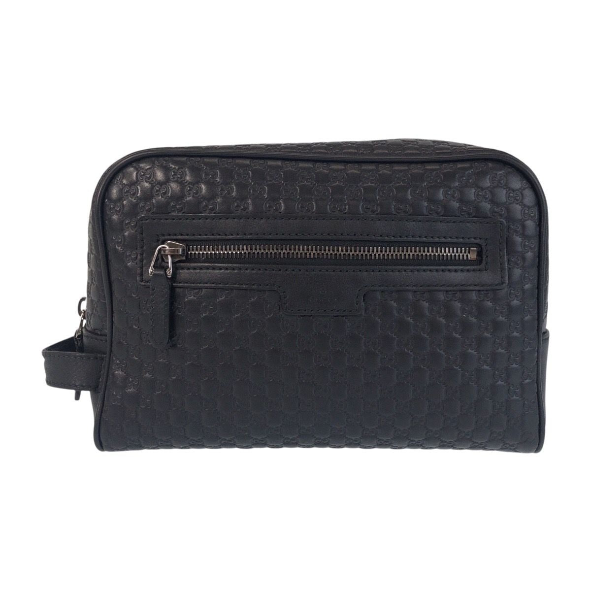 Gucci Micro Guccissima Black Leather Clutch