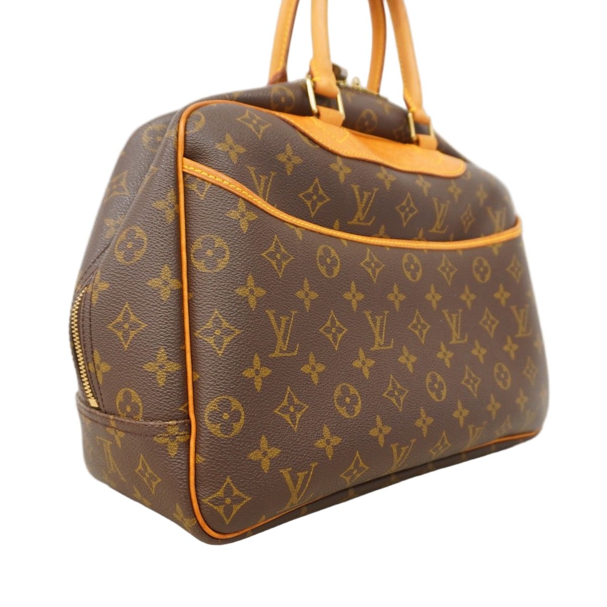 Louis Vuitton Handbag Monogram Deauville Brown — view 2