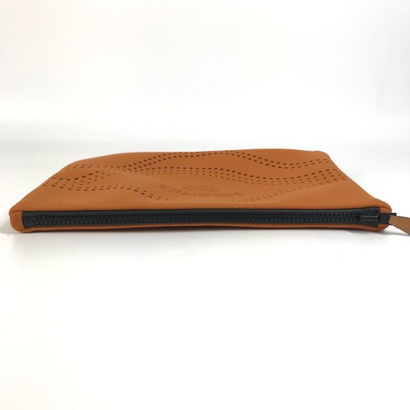 Hermes Pouch Neobain MM Polyamide Orange