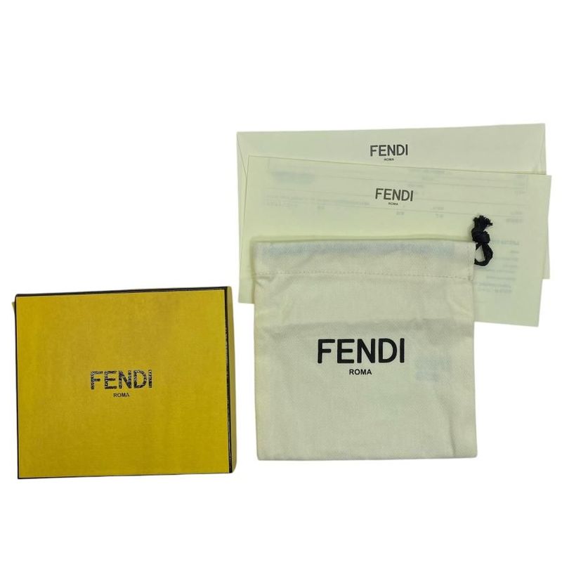 Fendi 8ap161 Fragment Case Coin Case Coin Case Coin Purse Card Case Compact
