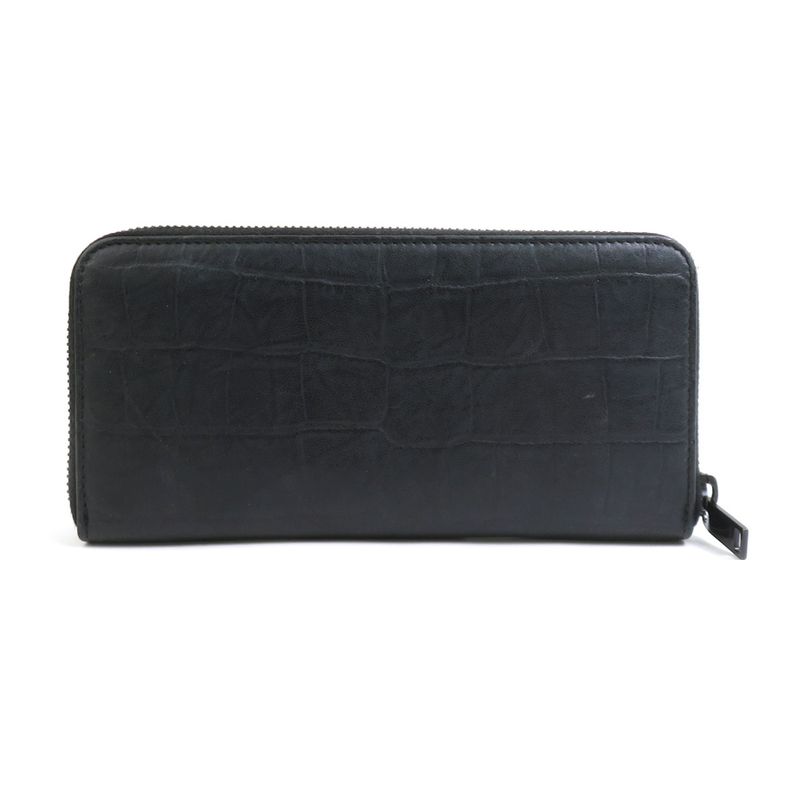 Saint Laurent Round Zipper Long Wallet