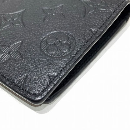 Louis Vuitton Monogram Shadow Portefeuille Plaza M62900 Long Wallet Bifold