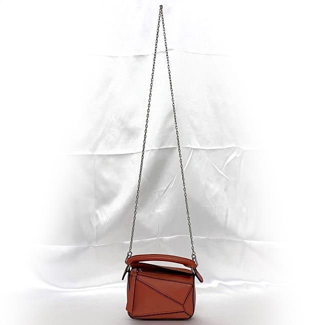 Loewe 2way Mini Shoulder Nano Puzzle Bag Orange Puzzle