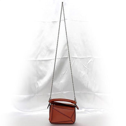 Loewe 2way Mini Shoulder Nano Puzzle Bag Orange Puzzle