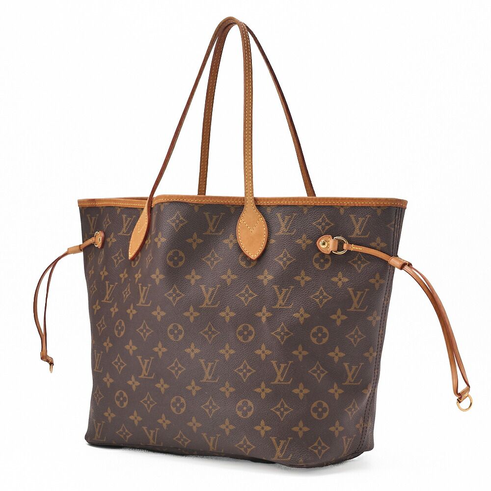 Louis Vuitton Monogram Neverfull MM Brown M40156 (gold Hardware) Tote Bag (gold
