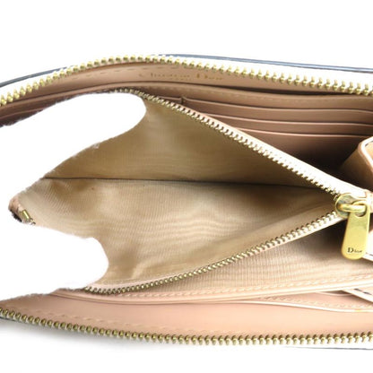 Christian DIOR Round Zipper Long Wallet