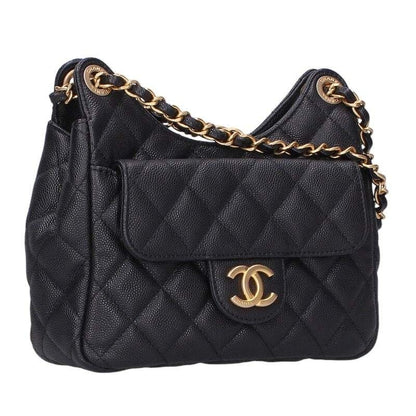 Chanel Small Hollow Caviar Leather Shoulder Bag