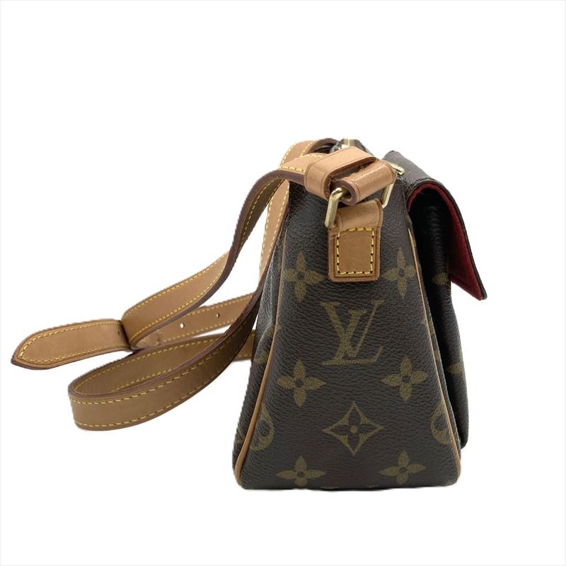 Louis Vuitton Vivacite PM Shoulder Bag Monogram Canvas M51165 Brown Women