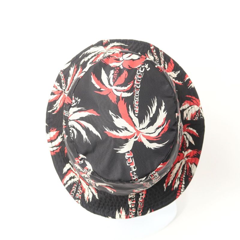 Celine Hat Size S Aloha Palm Tree Nylon Bucket Hat Made In France 20250611