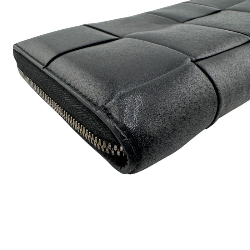 Bottega Veneta Bottega Veneta Cassette Round Zipper Long Wallet Brand Card