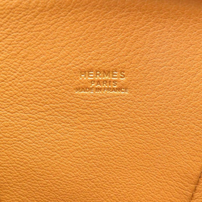 Hermes Ile De Beau Vaux Chamonix Natural Gold Hardware 00W Engraved Handbag