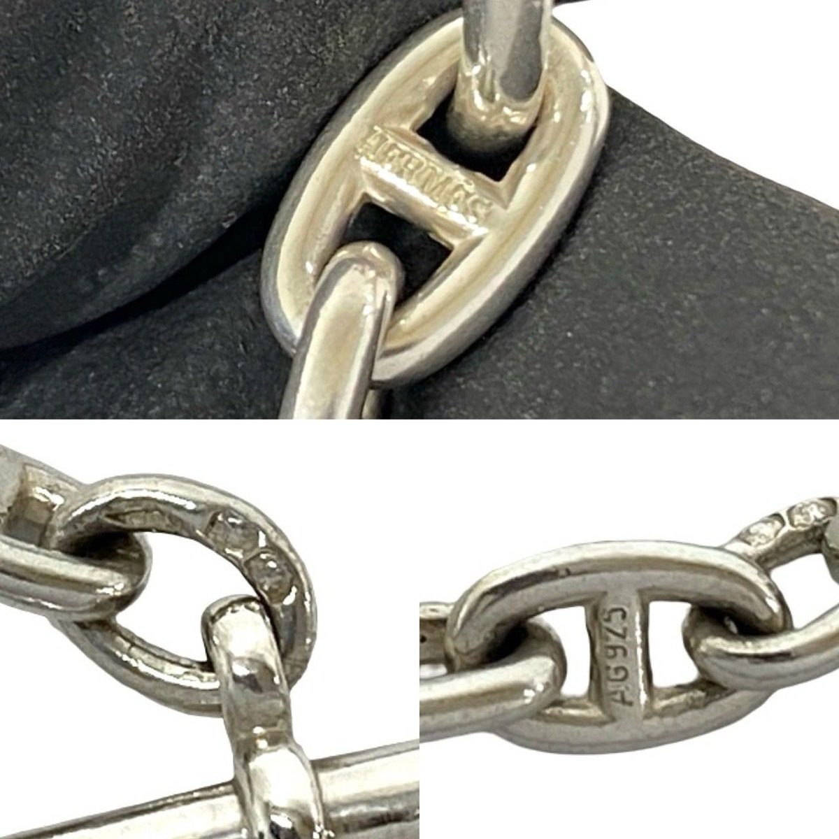 Hermes Vintage Chaine D'ancre TPM Necklace Martin Margiela Era Choker — view 2