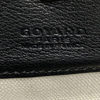 Goyard Tote Bag Saint Louis PM Black×brown×white Leather