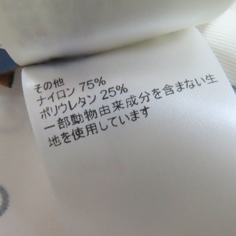 Louis Vuitton 22SS 1a9nyn 100% Silk Chain Link Drawstring Dress White Black 36