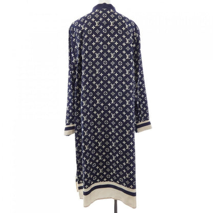 Louis Vuitton Striped Accent Monogram Shirt Dress — view 2