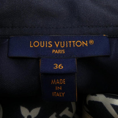 Louis Vuitton Striped Accent Monogram Shirt Dress — view 4