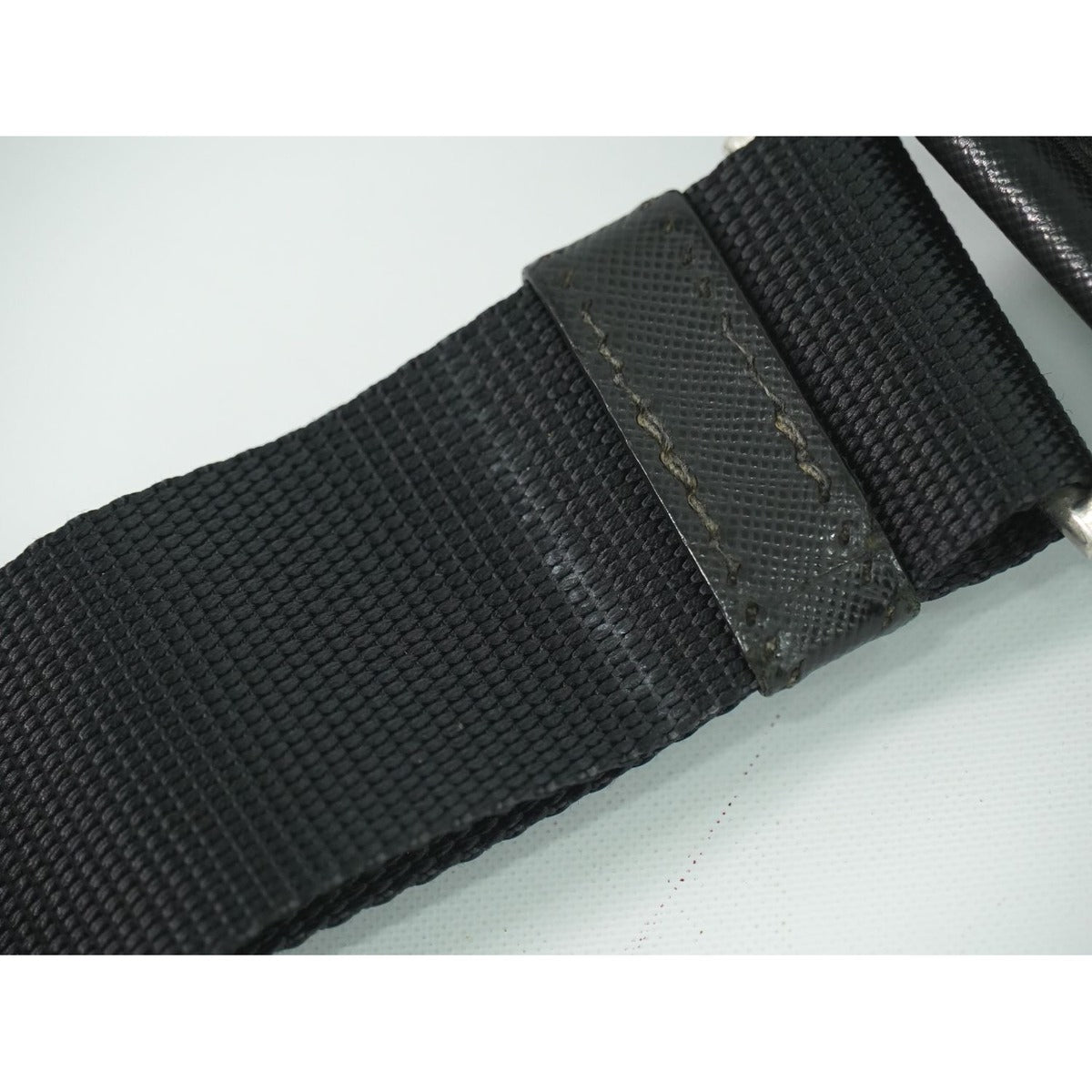 Prada Tessuto Shoulder Bag Pochette Nylon Black — view 5