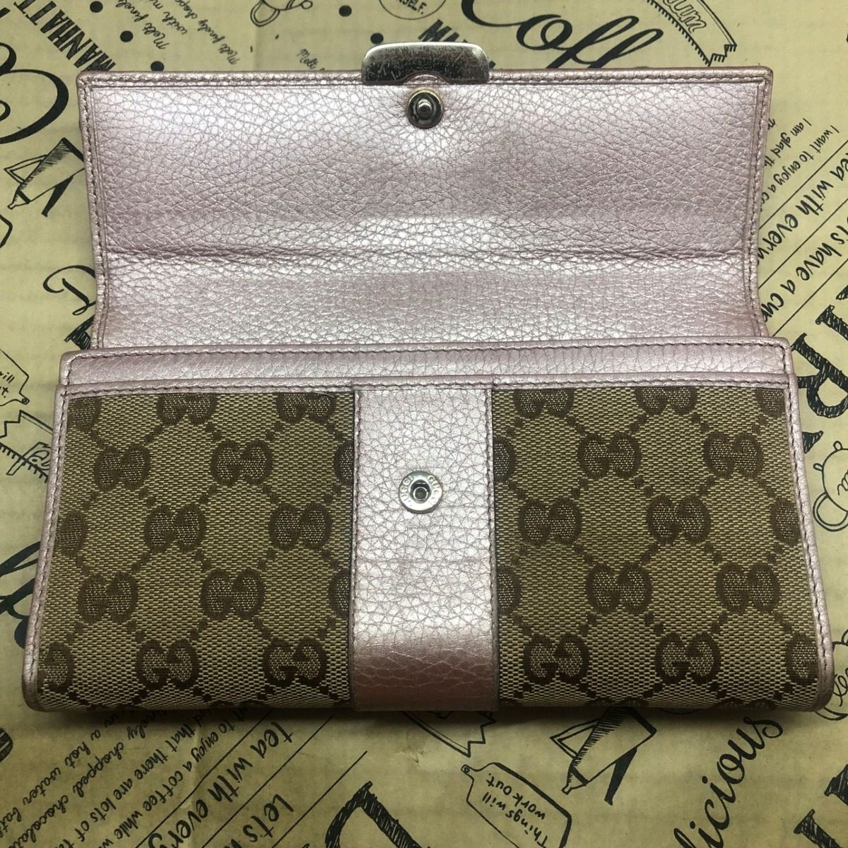 Gucci Bifold Wallet GG Canvas Card Billfold Coin — view 5