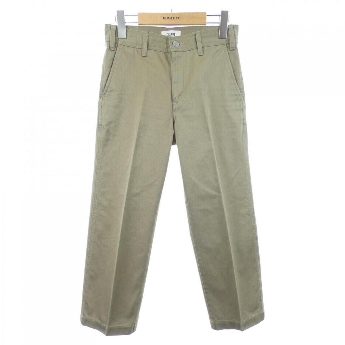 Celine Mid Waist Straight Leg Pants