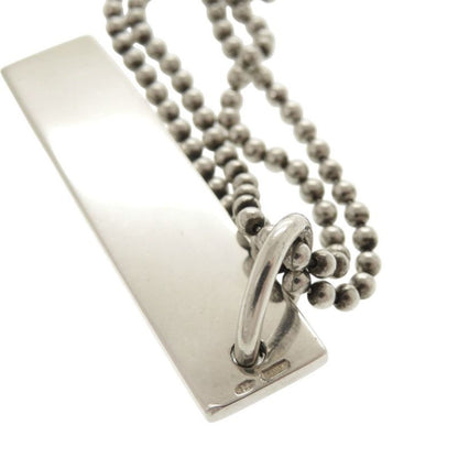 Gucci Plated Double Ball Chain Silver 925 Necklace Pendant 1303 Gucci