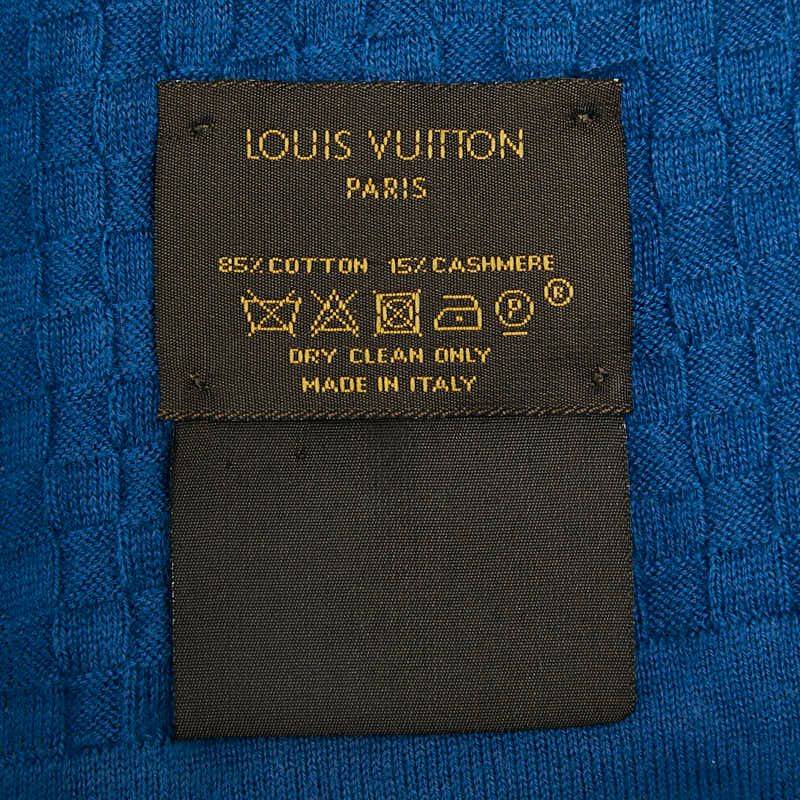 Louis Vuitton Blue Cotton Cashmere Women's Louis Vuitton