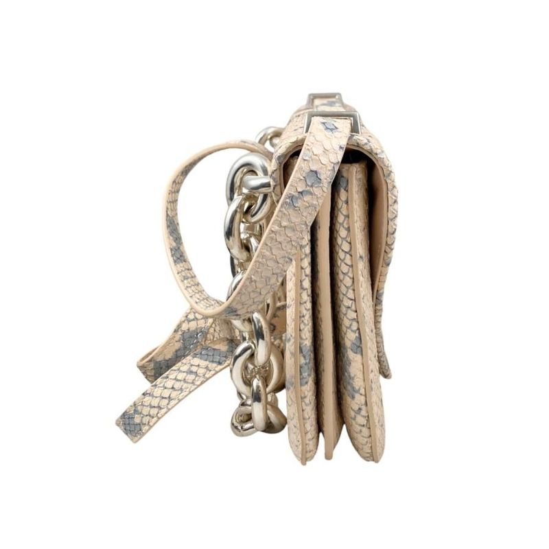 Bottega Veneta Shoulder Bag Mount Small Envelope Bag 667399 V10r0 Chain Python