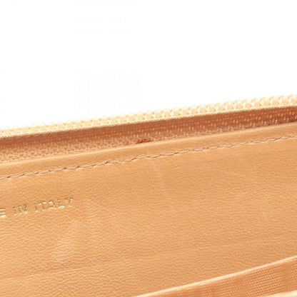 Chanel Round Wallet CC Logo Beige Calf Long — view 6
