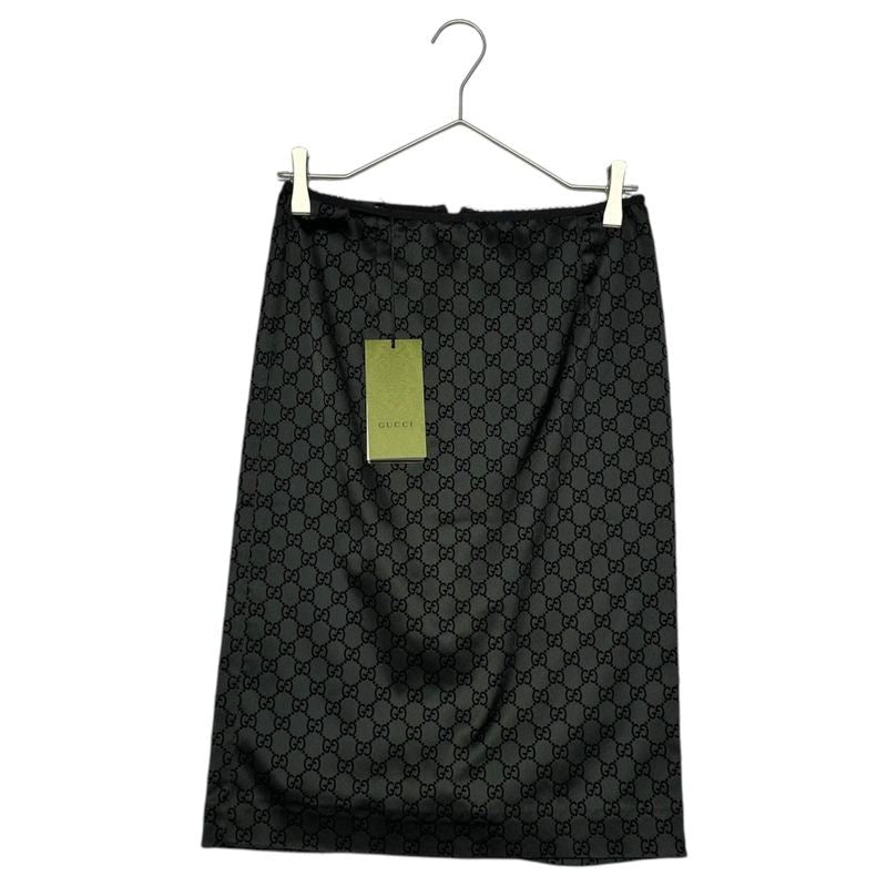 Gucci 24 SS GG Printed Duchess Silk Skirt