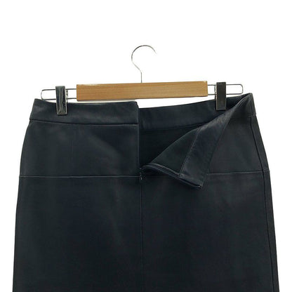 Celine - Phoebe Period Lamb Leather Skirt - 36 - Navy - Women