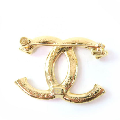 CHANEL Abb103 B23A Coco Mark Brooch Small Fashion Accessory Gold Made In Italy