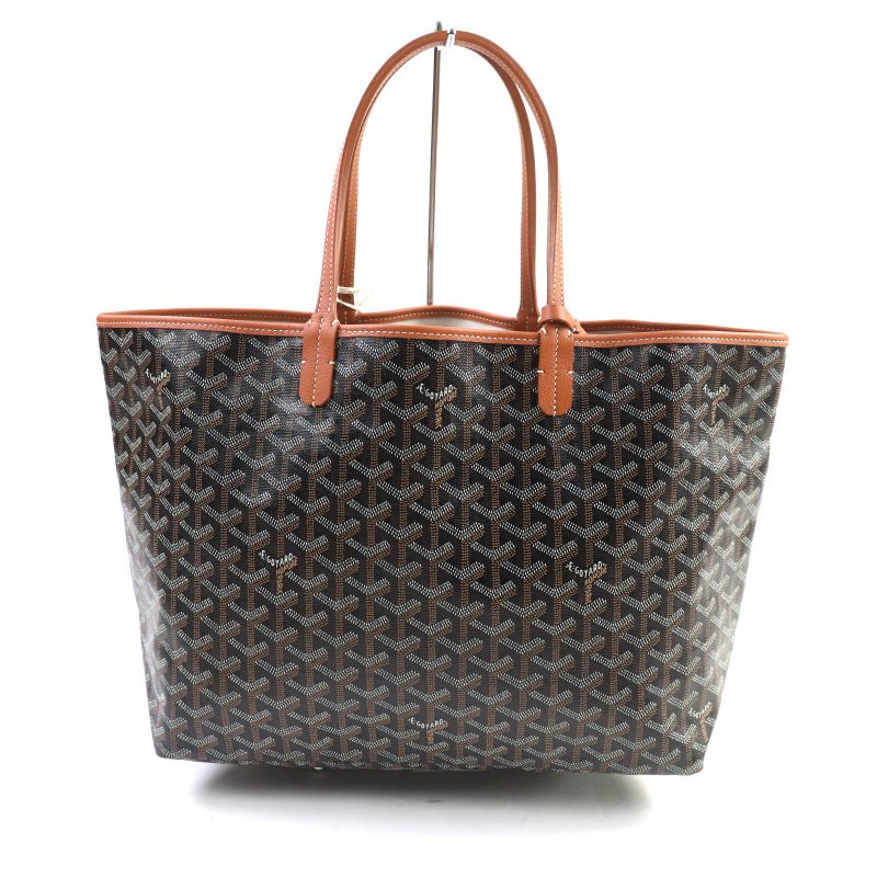 Goyard Saint Louis PM Goyard Din Canvas Leather Use Logo Tote Bag With Pouch