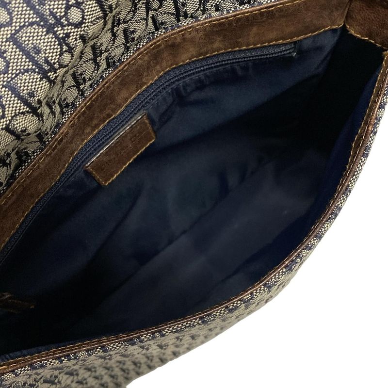 Dior/christian Dior Shoulder Bag Street Chictrotter Navy And Ivory And Dark