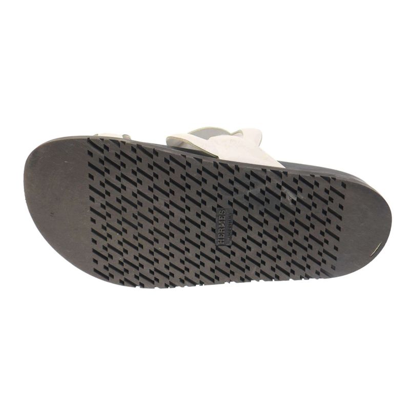 Hermes Extra Sandals Extra Sandals Black White 37