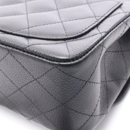 Chanel Shoulder Bag Mini Quilted Black Leather — view 8