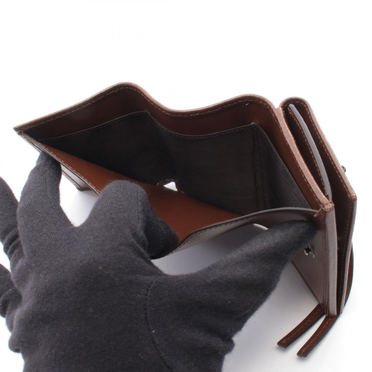 Gucci Trifold Wallet Hacker Project Beige Brown — view 5
