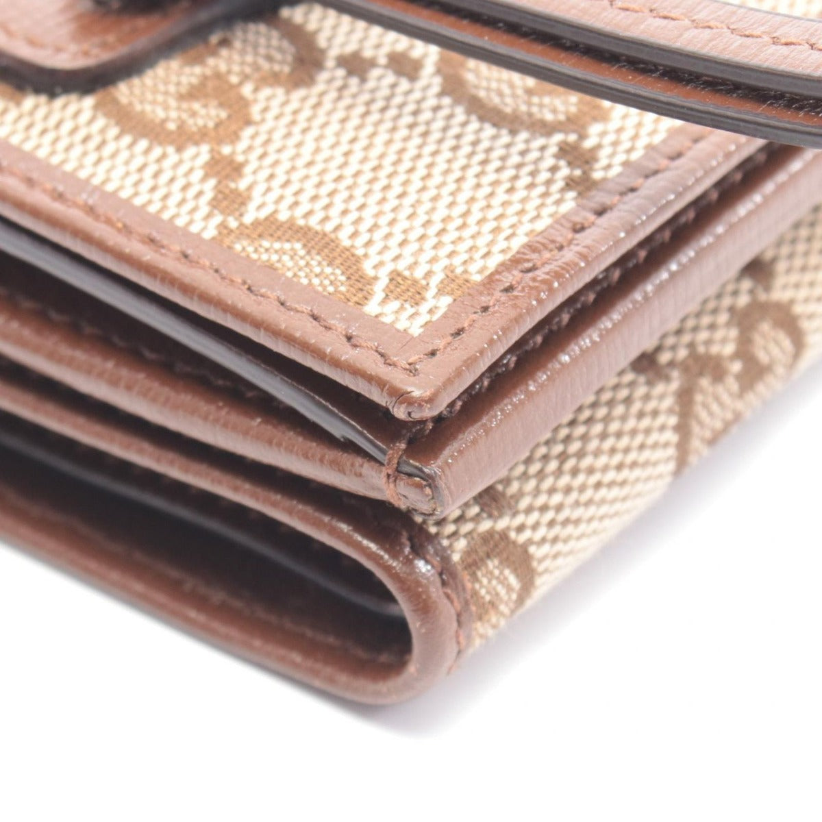 Gucci Trifold Wallet Hacker Project Beige Brown — view 9