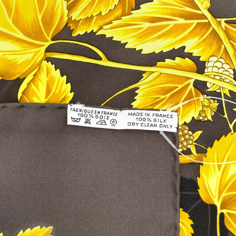Hermes Carre 90 L'arbre De Soie Silk Tree Mulberry Tree And Silkworm Scarf