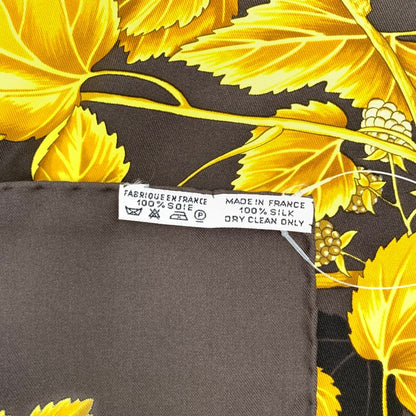 Hermes Carre 90 L'arbre De Soie Silk Tree Mulberry Tree And Silkworm Scarf