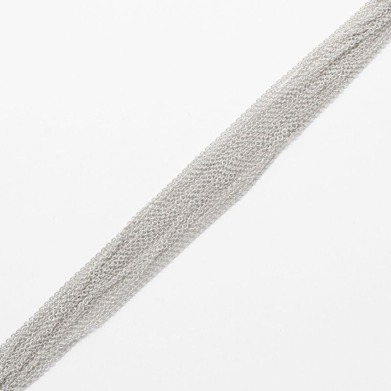 Tiffany & Co Open Heart Toggle Silver 925 Ladies 59g Necklace