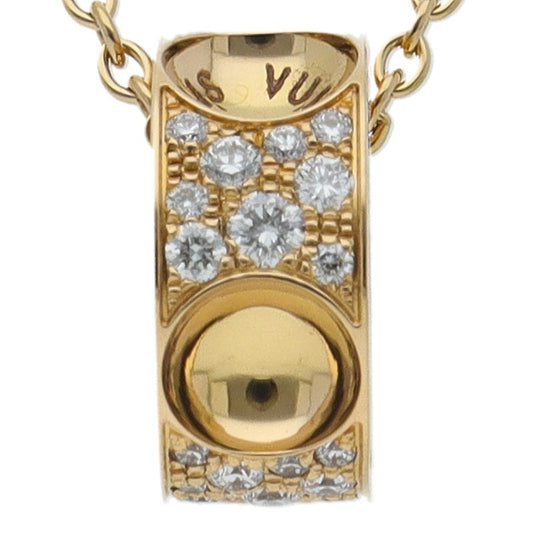 Louis Vuitton Pendentif Empreinte Diamond Necklace 18K Yellow Gold