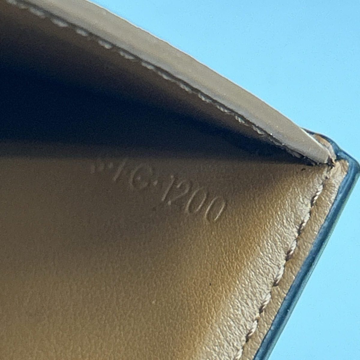 Celine Trifold Wallet Triomphe Brown — view 9