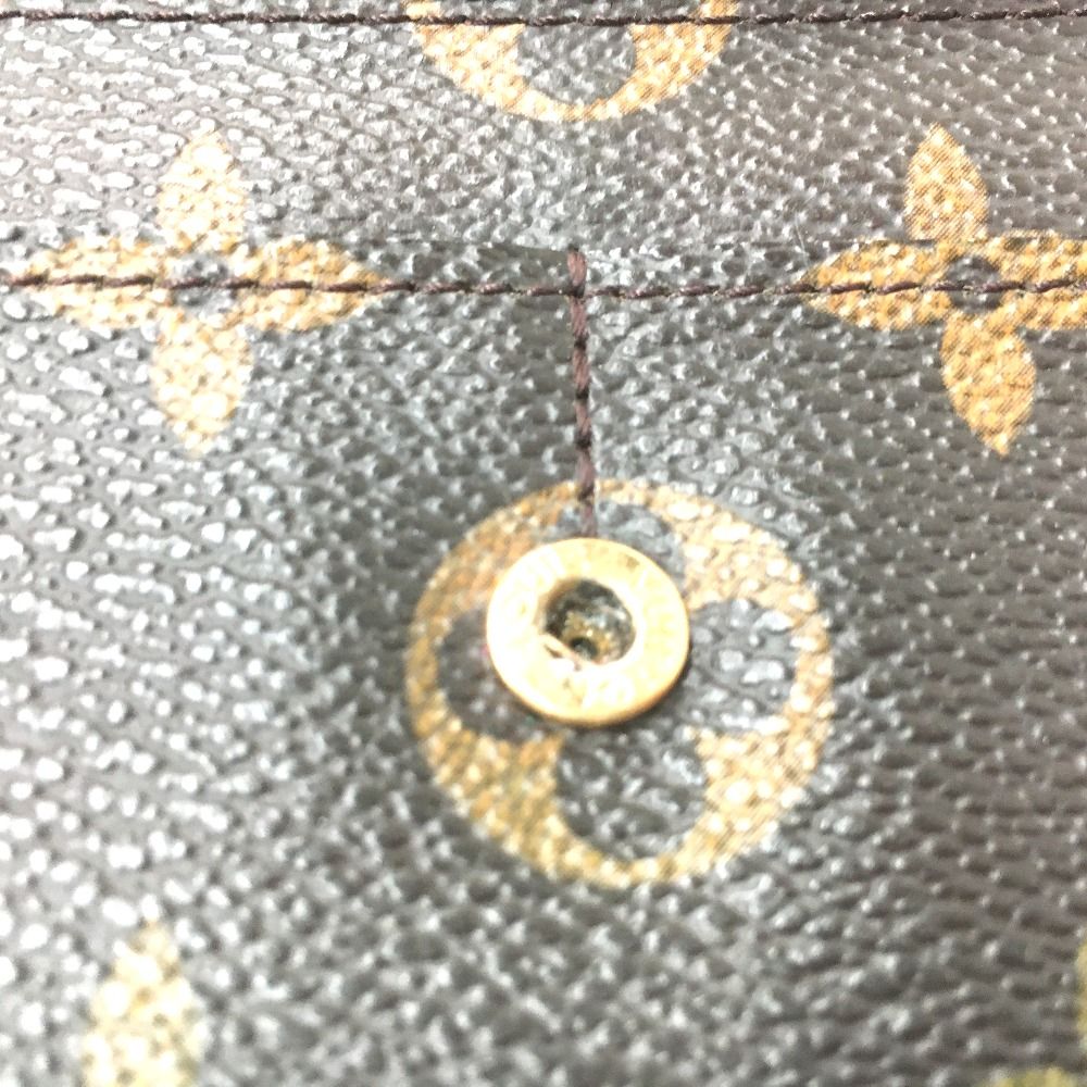 Louis Vuitton Monogram Pochette Portomone Credit Wallet Button Damaged M61726