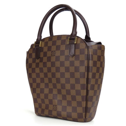 Louis Vuitton Handbags Sariasau N51284 Damier Ebène Brown Gold Hardware LV