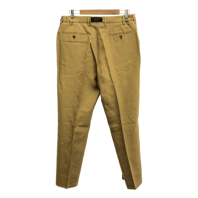 Gucci Rayon Linen Slacks Pants - 52 - Beige - Men's