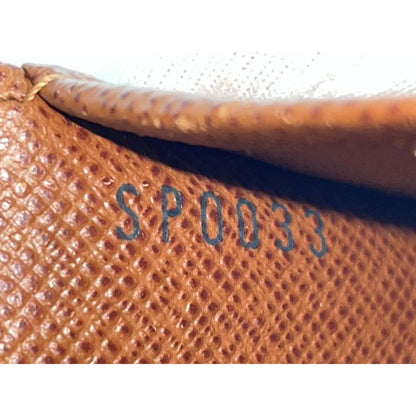 Louis Vuitton Monogram Porte Papier Zip Snap Closure Fold Wallet Brown — view 13