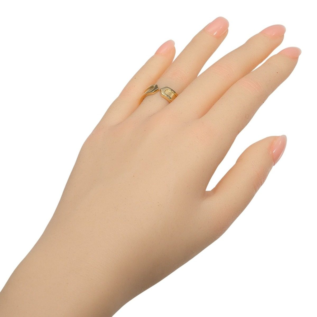 Cartier 2C Gold Ring — view 2